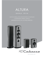 Cabasse ALTURA-BAHIA - Owners Manual 